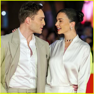 Ed Westwick & Wife Amy Jackson Share Sweet Moments at ‘Sandokan