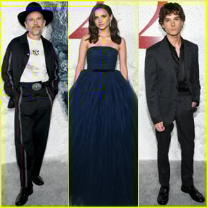 Ethan Hawke, Madeleine McGraw, & Mason Thames Step Out for ‘Black Phone 2’ Premiere