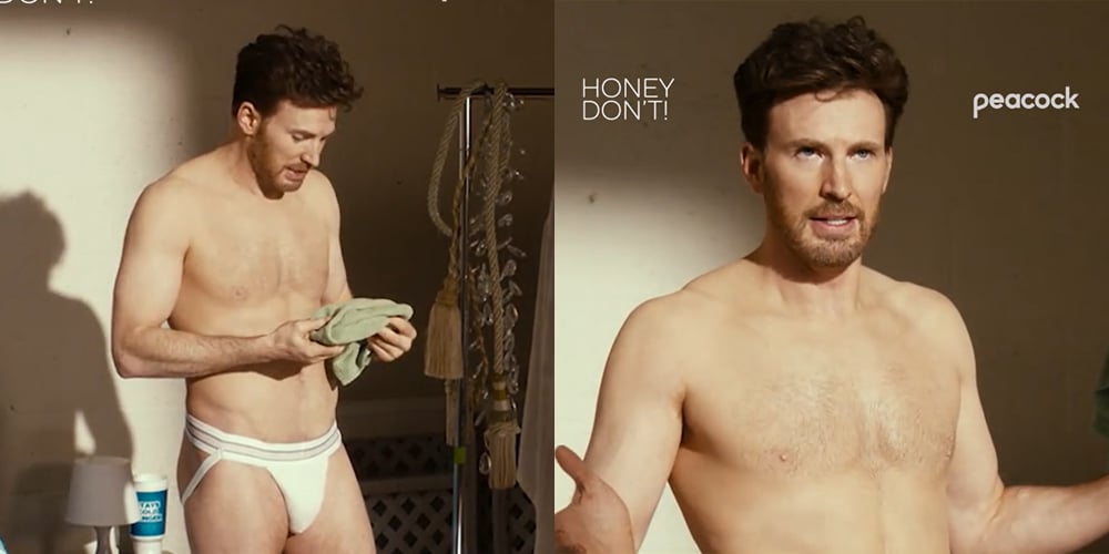 Chris Evans Wears Just a Jock Strap for 'Honey Don't' Movie Scene in ...