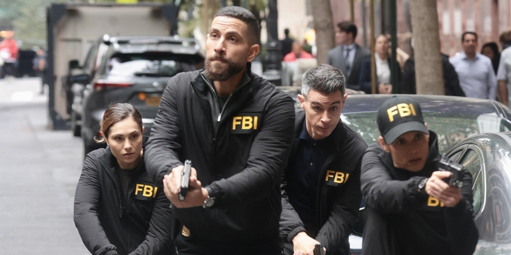 ‘FBI’ Stars Missy Peregrym & Zeeko Zakai Chase a Suspect Through New York City While Filming For Season 8 – See the Set Photos!