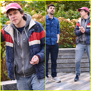 Jesse Eisenberg Does Magic Trick In NYC Ahead of ‘Now You See Me: Now You Don’t’ Release