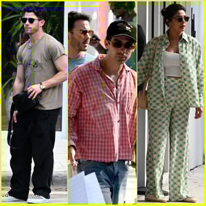 Joe & Kevin Jonas Meet Up with Nick Jonas & Priyanka Chopra for Lunch in Miami Joe & Kevin Jonas Meet Up with Nick Jonas & Priyanka Chopra for Lunch in Miami