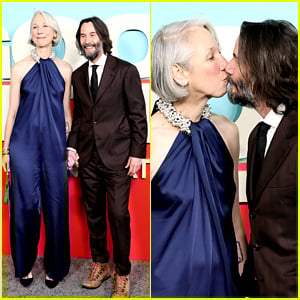 Keanu Reeves & Girlfriend Alexandra Grant Share Red Carpet Kiss at ‘Good Fortune’ Movie Premiere Keanu Reeves & Girlfriend Alexandra Grant Share Red Carpet Kiss at ‘Good Fortune’ Movie Premiere