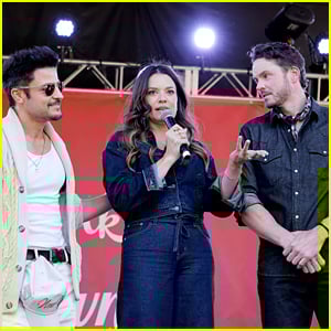 Hallmark’s Kimberley Sustad Gets ‘Security’ Assistance from Tyler Hynes & Paul Campbell at Nashville Event!