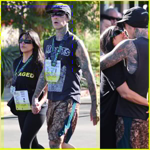 Kourtney Kardashian & Travis Barker Pack on PDA During ‘Run Travis Run’ 5K Event Kourtney Kardashian & Travis Barker Pack on PDA During ‘Run Travis Run’ 5K Event