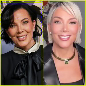 Kris Jenner Debuts New Bleached Blonde Hair!