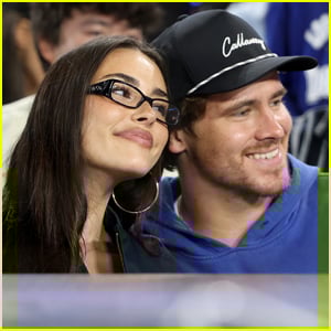 Madison Beer & Justin Herbert Look So Cute Together at World Series Game