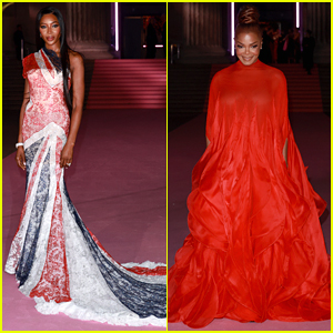 Naomi Campbell Dons Union Jack Dress for British Museum Ball With Janet Jackson & More