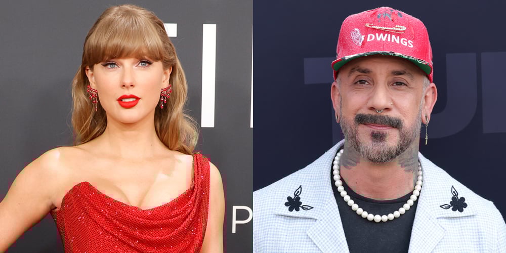 Taylor Swift Totally Fangirls Over AJ McLean’s Backstreet Boys