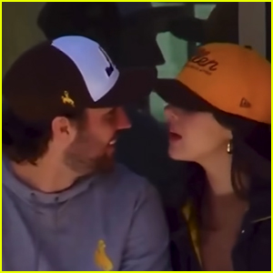 Josh Allen & Wife Hailee Steinfeld Share a Cute Moment Caught on Camera at University of Wyoming Game, Where They Retired His Jersey