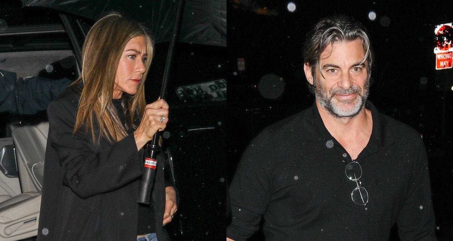 Jennifer Aniston & Boyfriend Jim Curtis Step Out for Dinner with Friends in L.A.