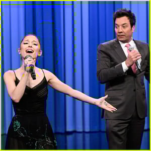 Ariana Grande Belts Out 'Shallow,' 'Suddenly Seymour' in Duets Segment with Jimmy Fallon (Video)