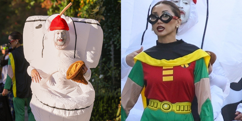 Macaulay Culkin Dresses As a Giant Toilet & Wife Brenda Song Goes as Robin for Halloween 2025 | Brenda Song, Halloween, Macaulay Culkin | Celebrity News and Gossip | Entertainment, Photos and Videos