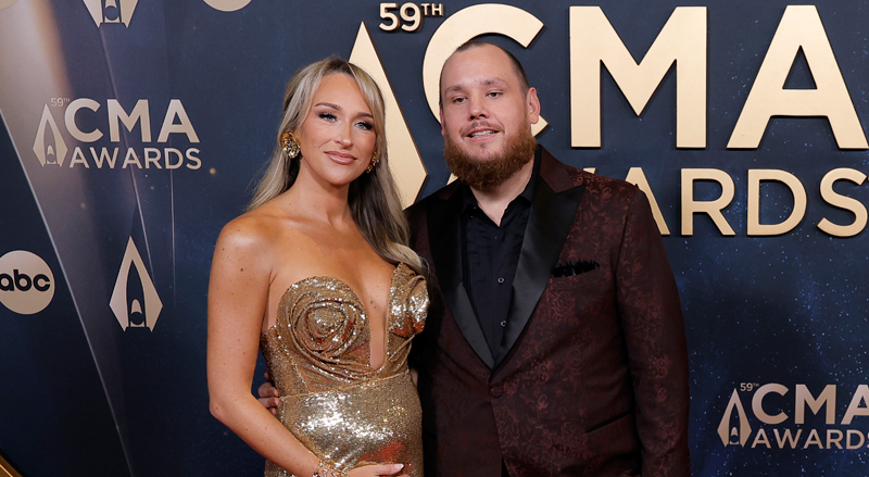 Luke Combs & Pregnant Wife Nicole Walk the CMA Awards 2025 Red Carpet Together! | 2025 CMA Awards, CMA Awards, Luke Combs, Nicole Combs, Pregnant Celebrities | Celebrity News and Gossip | Entertainment, Photos and Videos