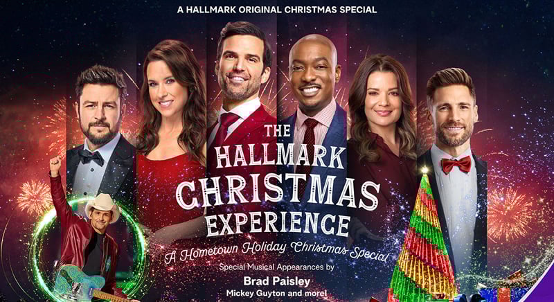 Hallmark Channel Announces Televised Holiday Special Filmed at Hallmark Christmas Experience in Kansas City! | Andrew Walker, Benjamin Ayres, BJ Britt, Brad Paisley, Hallmark Channel, Kimberley Sustad, Lacey Chabert, Mickey Guyton, Tyler Hynes | Celebrity News and Gossip | Entertainment, Photos and Videos