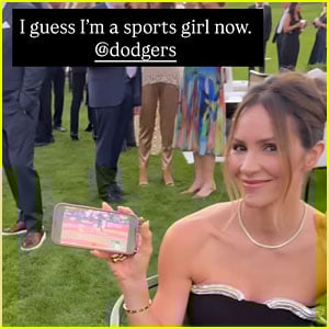 Katharine McPhee Was Glued to the Dodgers Game While Celebrating Husband David Foster's 76th Birthday