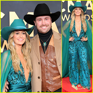 Host Lainey Wilson Couples Up With Fiancé Devlin Hodges at CMA Awards 2025