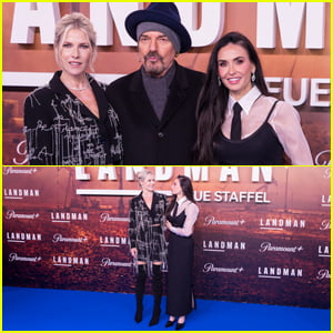 Billy Bob Thornton, Demi Moore, & Ali Larter Cozy Up in Group Photos at the ‘Landman’ Season 2 European Premiere