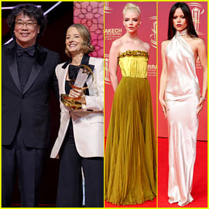 Jodie Foster Receives Tribute Award From Bong Joon-Ho at 2025 Marrakech International Film Festival
