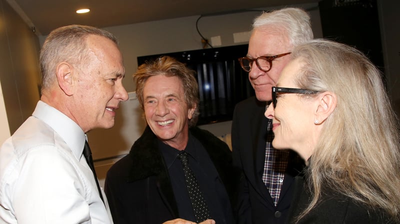 Meryl Streep & Martin Short Continue Fueling Dating Rumors While Supporting Tom Hanks at New Play! | Broadway, Kelli O’Hara, Martin Short, Meryl Streep, Rita Wilson, Steve Martin, Tom Hanks | Celebrity News and Gossip | Entertainment, Photos and Videos