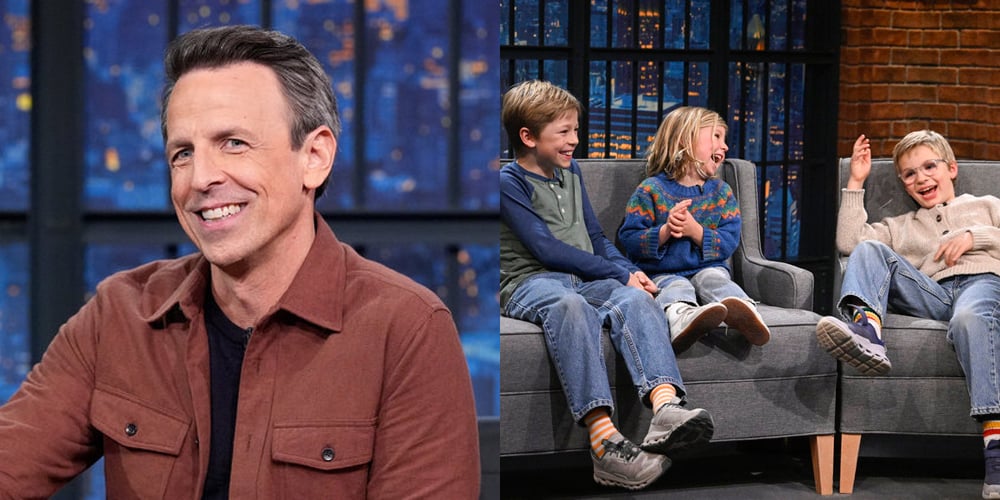 Seth Meyers Interviews His Three Kids for Hilarious Thanksgiving Show