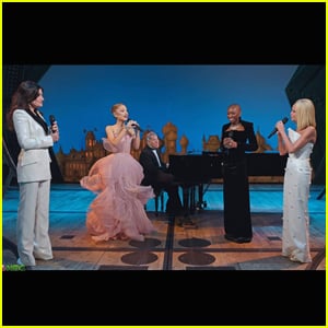 Original ‘Wicked’ Broadway Stars Idina Menzel & Kristin Chenoweth Join Movie Stars Cynthia Erivo & Ariana Grande For ‘For Good’ Performance – Watch Now!