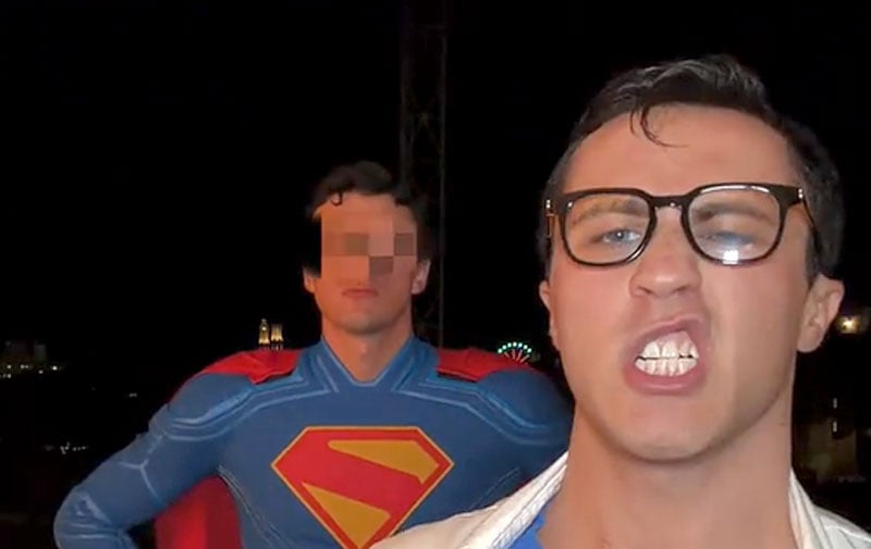 Chris Olsen’s Mystery Boyfriend Reveals His Identity with Superman Halloween Costume Video | Chris Olsen, Harrison Dockerty, Superman | Celebrity News and Gossip | Entertainment, Photos and Videos