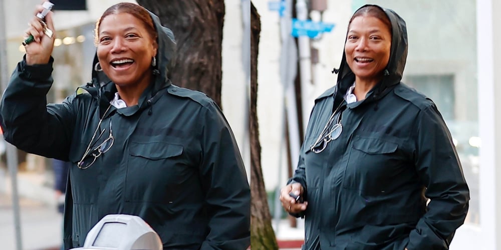 Queen Latifah Spends a Rainy Day in Beverly Hills Running Errands | Queen Latifah | Celebrity News and Gossip | Entertainment, Photos and Videos