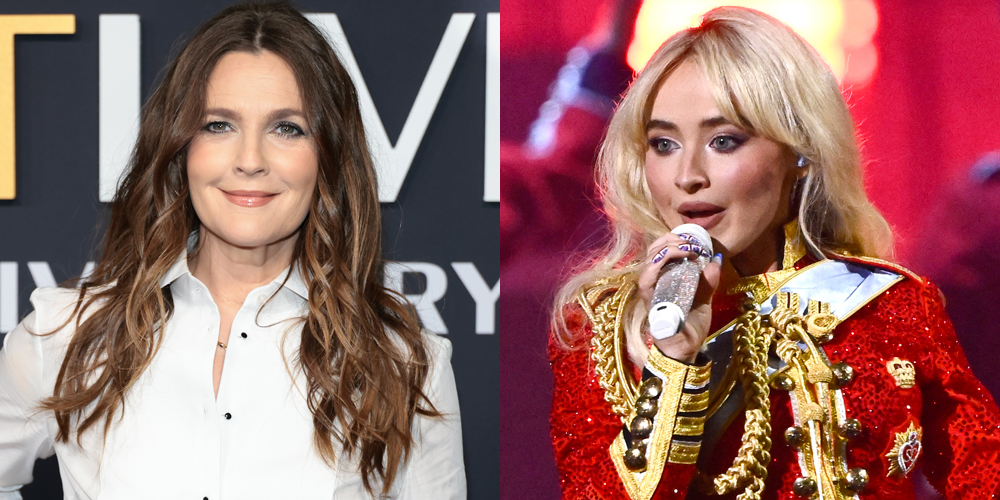 Drew Barrymore Wears Ghostface Mask to Get ‘Arrested’ By Sabrina Carpenter in NYC | Drew Barrymore, Halloween, Sabrina Carpenter | Celebrity News and Gossip | Entertainment, Photos and Videos