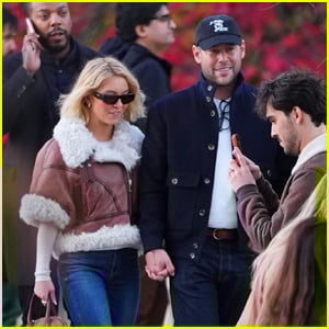 Sydney Sweeney Holds Hands with Boyfriend Scooter Braun While in NYC for 'Christy' Press Tour