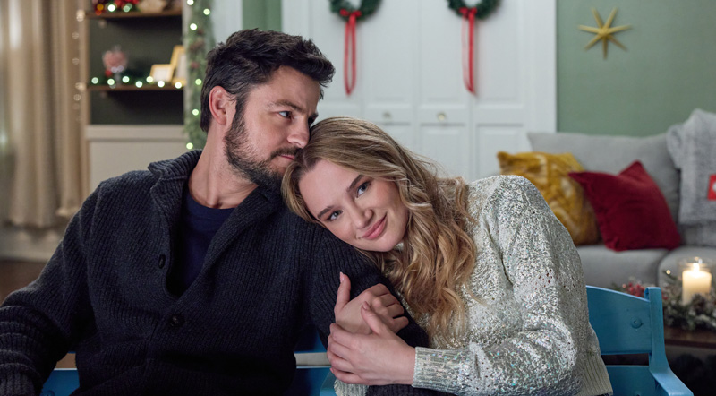 Hunter King & Tyler Hynes Make ‘Holiday Touchdown’ Cameo, Seemingly Giving Update on Characters from Hallmark’s Chiefs Movie!
