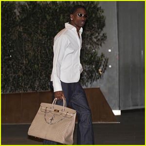 Travis Scott Steps Out with His Birkin Bag in Japan