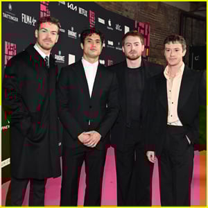 Warfare’s Will Poulter, Charles Melton, Kit Connor & Joseph Quinn Hit British International Film Awards 2025 Red Carpet Together