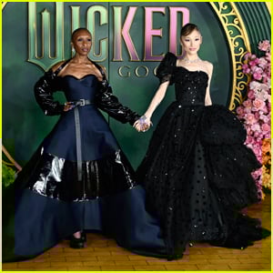 Cynthia Erivo &amp; Ariana Grande Hold Hands at 'Wicked: For Good' Premiere in London