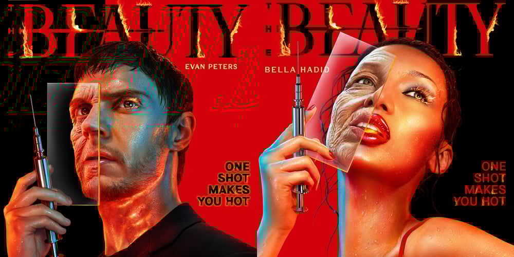Evan Peters, Bella Hadid & More Star On New 'The Beauty' Character Posters
