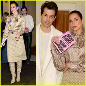 Dua Lipa Hosts Conversation with Mark Ronson for Her Service95 Book Club in NYC