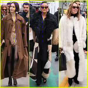 Emily In Paris' Lily Collins, Ashley Park & Philippine Leroy-Beaulieu Make Stylish Arrival at Paris Train Station Ahead of Season 5 Premiere