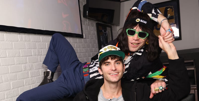 Mr. Fantasy Enjoys a Night Out with His Roommate, Blaine Kern!