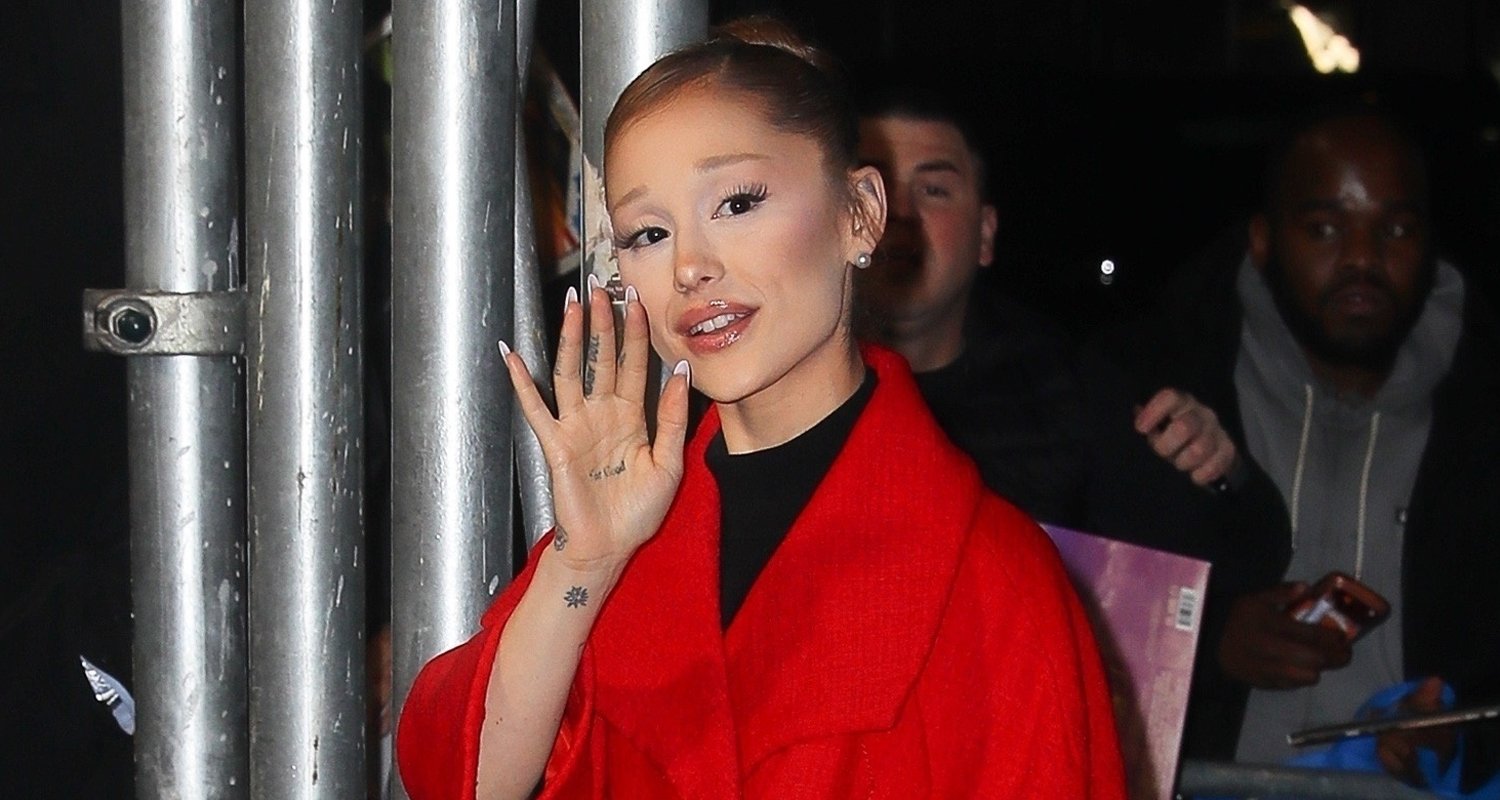 Ariana Grande is Greeted by Fans as She Leaves ‘Wicked: For Good’ Screening in NYC