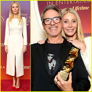 Robert Downey Jr. Roasts Gwyneth Paltrow for Constantly Forgetting Marvel Movie Details While Honoring Her at THR Gala