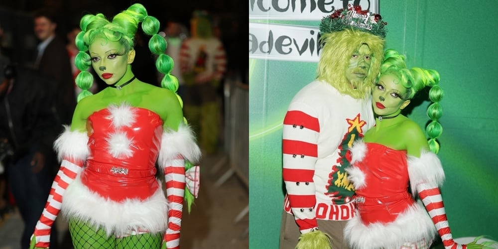 JADE Dresses as The Grinch for Her Festive Birthday Party in London