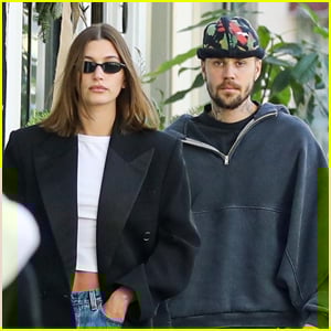 Hailey & Justin Bieber Visit Spa Together in West Hollywood