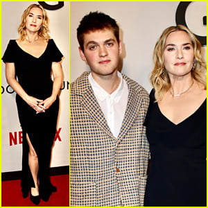 Kate Winslet & Son Joe Anders Bring Their Movie 'Goodbye June' to NYC Ahead of Netflix Premiere