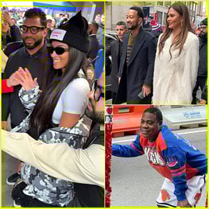Ciara, Russell Wilson, John Legend, & More Attend Knicks’ Christmas Day Game