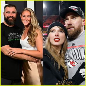 Kylie Kelce Reacts to Travis Kelce Saying He & Taylor Swift Never Argue