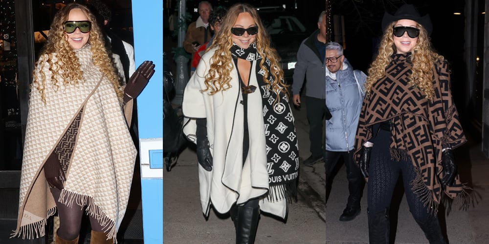 Mariah Carey Rocks Gucci, Prada, & Fendi During Aspen Outings