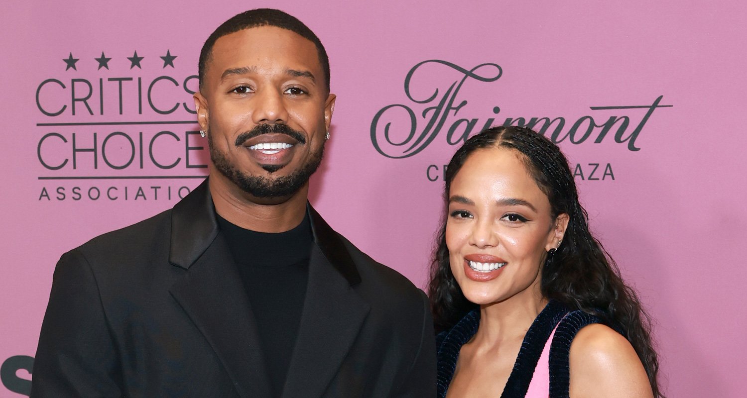 Michael B Jordan Meets Up With ‘Creed’ Co-Star Tessa Thompson at Critics Choice Celebration of Black Cinema & Television 2025