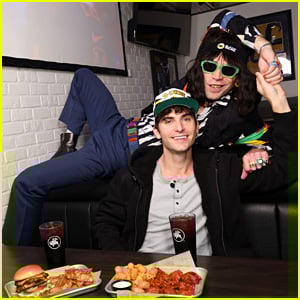 Mr. Fantasy Enjoys a Night Out with His Roommate, Blaine Kern!