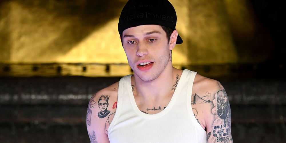 Pete Davidson muestra su progreso en la eliminación de tatuajes mientras sostiene al bebé recién nacido Scottie | Pete Davidson, sin camisa | Noticias y rumores de celebridades | Entretenimiento, fotos y vídeos
