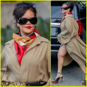 Rihanna Shows Off Major Leg While Running Errands in L.A.